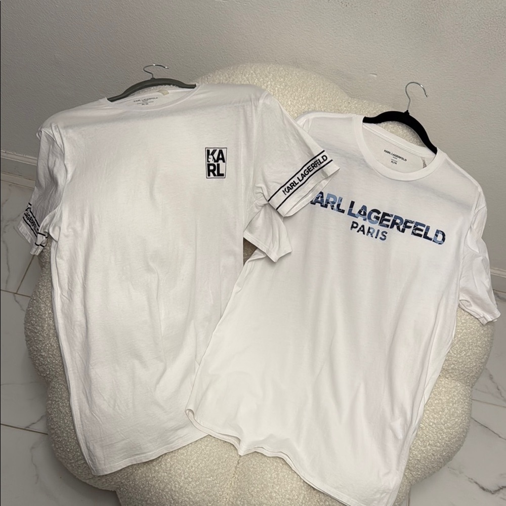 Karl Lagerfeld Kids White T-Shirt Set